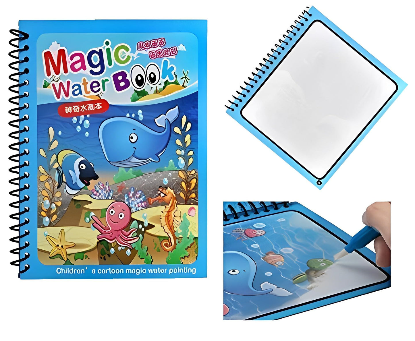 Livre magique à eau pour enfants - Magic Water Book